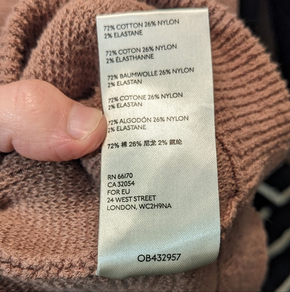 Free People Ottoman Slouchy Tunic Mockneck Sweater Dress Oversized Nutmeg Size S - Picture 7 of 7